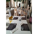 Barquette de 400 sets de table papier gaufré, Ardoise - Format 30x40cm - Ardoise