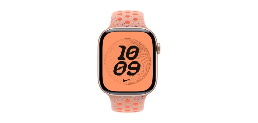 Apple Nike Sport Band Bande Rose Aluminium, Fluoroélastomère