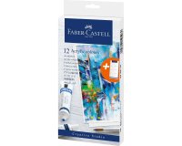 Peinture acrylique faber castell boite de 12