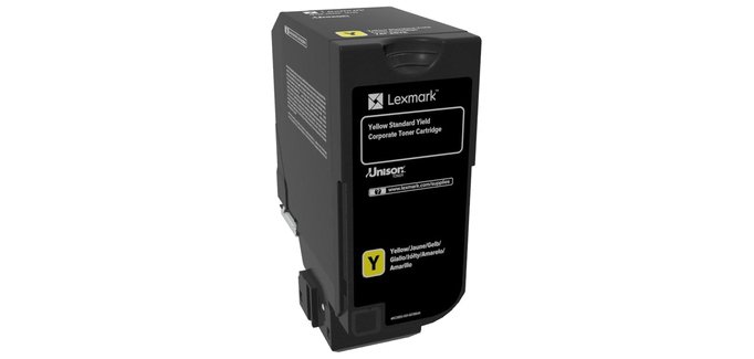Lexmark - jaune - original - cartouche de toner - LCCP, Entreprise Lexmark