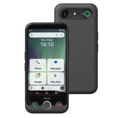 Doro Aurora A10 11,4 cm (4.5") Double SIM Android 14 4G USB Type-C 4 Go 64 Go 3000 mAh Noir