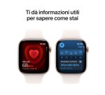 Apple Watch Series 11 GPS 46mm Cassa Alluminio Oro Rosa con Band Rosa Fard - S/M