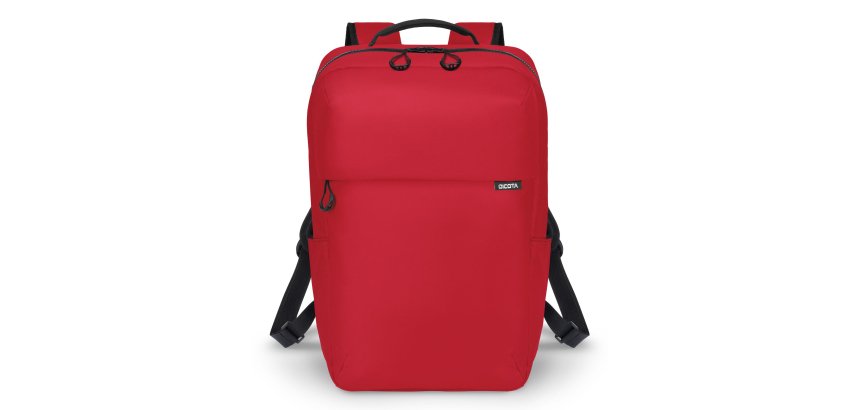 DICOTA D32121-RPET mochila Mochila informal Rojo Poliéster, Tereftalato de polietileno reciclado (rPET)