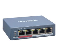 Hikvision DS-3E1105P-EI network switch Managed Fast Ethernet (10/100) Power over Ethernet (PoE) Blue