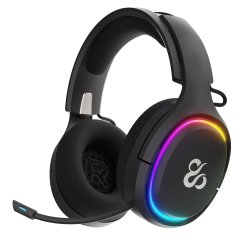 Newskill Gaming NS-HS-ATONV2 auricular y casco Auriculares Inalámbrico y alámbrico Diadema Juego Negro