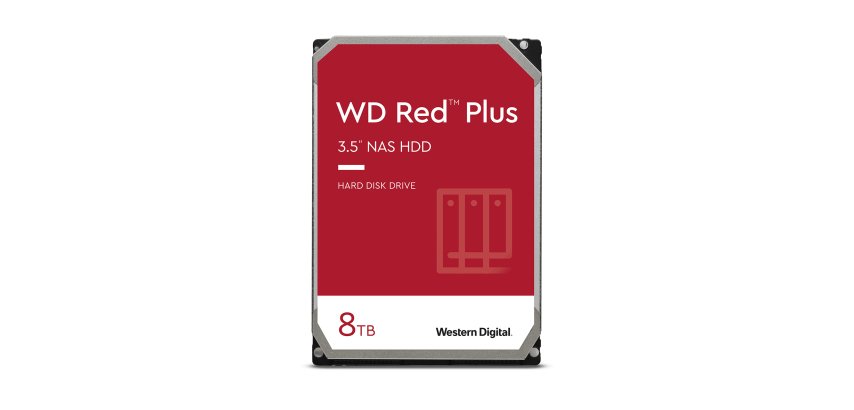 Western Digital Red Plus disco duro interno 8 TB 5640 RPM 256 MB 3.5" Serial ATA III