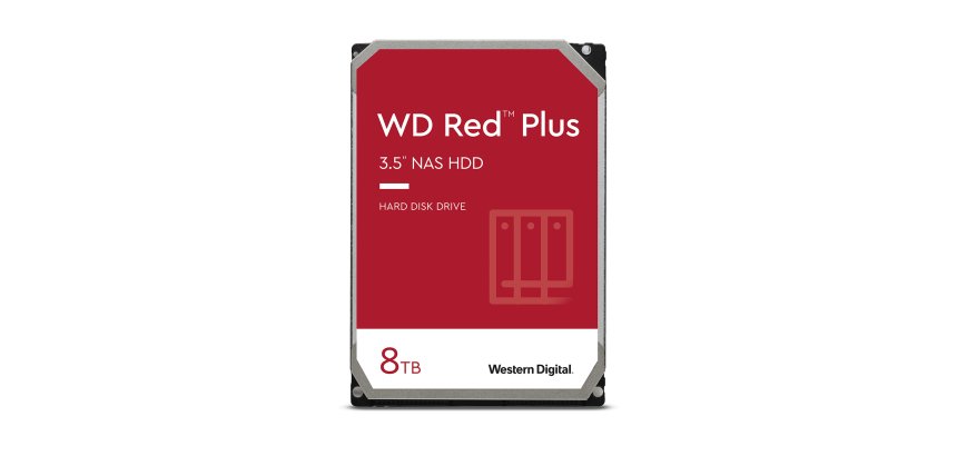 Western Digital Red Plus disque dur 8 To 5640 tr/min 256 Mo 3.5" Série ATA III
