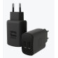 Crosscall Dual USB-A wall charger Universal Negro Corriente alterna Interior