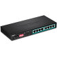 Trendnet TPE-LG80 commutateur réseau Non-géré Gigabit Ethernet (10/100/1000) Connexion Ethernet, supportant l'alimentation via ce port (PoE) Noir