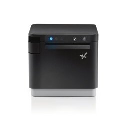 Star Micronics mC-Print3, Thermal, 3in, Cutter, Ethernet (LAN), USB, CloudPRNT, Black, EU & UK, PS60C Power Supply included Inalámbrico y alámbrico Térmica directa Impresora de recibos