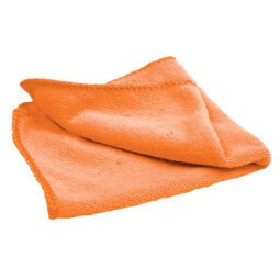 Chiffon de nettoyage en microfibre pour tableaux blancs ou en verre, orange