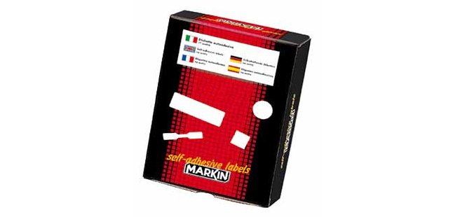 Markin X11028 self-adhesive label Rounded rectangle Permanent White 210 pc(s)