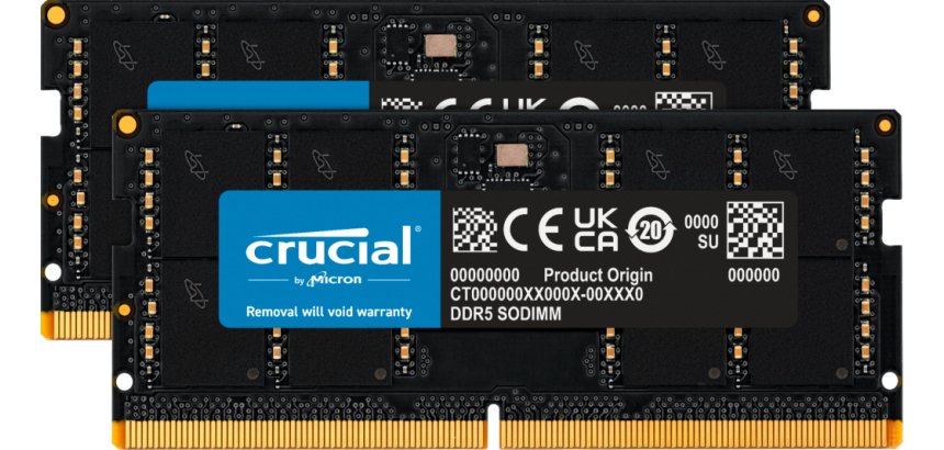 Crucial CT2K48G56C46S5 module de mémoire 96 Go 2 x 48 Go DDR5 262-pin SO-DIMM