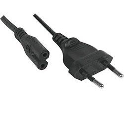 DLH DY-WU2543 câble électrique Noir 1 m Prise d'alimentation type C Coupleur C7