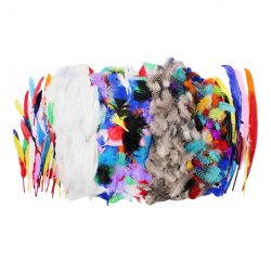 Plumes de faisan sodertex naturel faisan colore dinde   indien oies tailles et colorisassortis 1000 pieces
