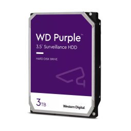 Western Digital Blue Purple disque dur 3 To 5400 tr/min 64 Mo 3.5" Série ATA III