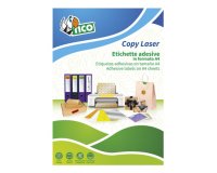 Tico LP4FA-7036 etichetta autoadesiva Rettangolo Permanente Arancione 1680 pz