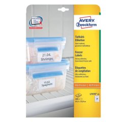 Avery L7970-25 etichetta autoadesiva Rettangolo con angoli arrotondati Bianco 600 pz