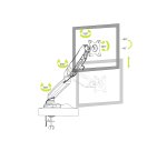 Port Designs 901104 support d'écran plat pour bureau 81,3 cm (32") Noir