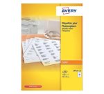 Étiquettes avery 105 x 35 mm blanches coins carrés boîte 1600