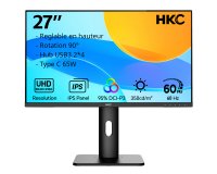 MCL Moniteur 27" IPS UHD, HDMI + DP + Audio + Type C + USB 3.2 + SPK