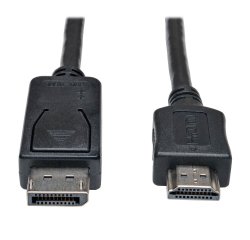 Tripp Lite P582-010 câble vidéo et adaptateur 3,05 m DisplayPort HDMI Noir