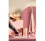 Agrafeuse murale rapid r13 ljung agrafes fil fin n13     poignee ergonomique coloris   rose bruyere