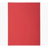 Paquet 50 chemises 2 rabats carte 210g SUPER 250. Coloris Rouge