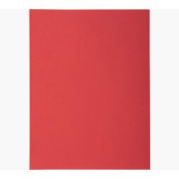 Paquet 50 chemises 2 rabats carte 210 g SUPER 250. Coloris Rouge