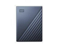 Western Digital WDBFTM0040BBL-WESN disque dur externe 4 To USB Type-C 3.2 Gen 1 (3.1 Gen 1) Noir, Bleu