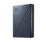 Western Digital WDBFTM0040BBL-WESN disque dur externe 4 To USB Type-C 3.2 Gen 1 (3.1 Gen 1) Noir, Bleu