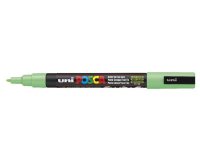 Marqueur posca pc3m gouache encre inodore toutes surfaces pointe fine conique couleur opaque couvrante vert clair