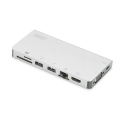 Digitus Estación de conexión multipuerto USB Type C™, 8 puertos
