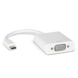 Hamlet HVATC2VGA video cable adapter 0.13 m USB Type-C VGA (D-Sub) White