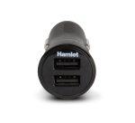 Hamlet XPW12U234 Caricabatterie per dispositivi mobili Telefono cellulare, Smartphone, Tablet Nero Accendisigari Auto