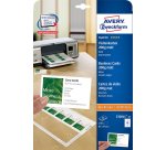 Avery C32011-25 non-adhesive label 250 pc(s) White Rectangle