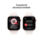 Apple Watch Series 11 GPS 46mm Cassa Alluminio Oro Rosa con Band Rosa Fard - S/M