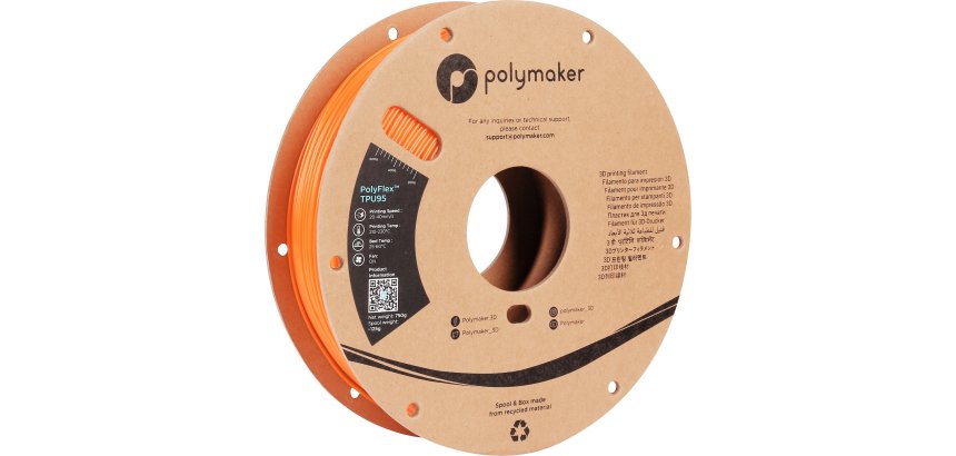 Polymaker PD01006 3D Printing Material Orange 750 g