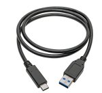 Tripp Lite U428-C03-G2 câble USB USB 3.2 Gen 2 (3.1 Gen 2) 0,9 m USB A USB C Noir