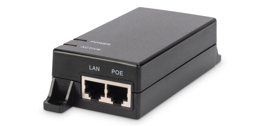 Digitus Gigabit Ethernet PoE Injector, 802.3af, 15,4 W