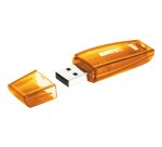 Cle usb emtec 2.0 serie runners c410 color mix 128gb  capuchon coloris orange       transparent