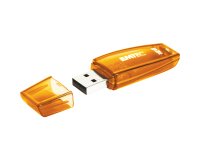 Cle usb emtec 2.0 serie runners c410 color mix 128gb  capuchon coloris orange       transparent