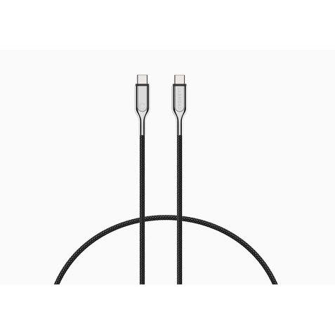 Cygnett USB-C - USB-C cavo USB USB 2.0 1 m USB C Nero, Acciaio inox