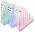 Portariviste Classic - 29,5 x 27 cm - dorso 7,5 cm - verde trasparente - Arda