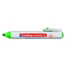 Marqueur edding permanent rétractable pointe ogive 1,5/3mm rechargeable coloris vert