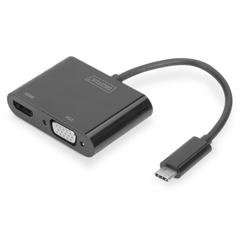 Digitus Adaptador USB Type-C™ - HDMI + VGA