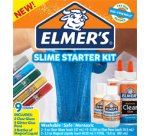 Kit starter elmers fabrication slime coloré 2 flacons de colle 5 glitters 2 liquides magiques