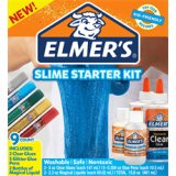 Kit starter elmers fabrication slime coloré 2 flacons de colle 5 glitters 2 liquides magiques
