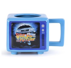 Pyramid International Back To The Future (Flux Capacitor) tazza Nero, Blu, Arancione