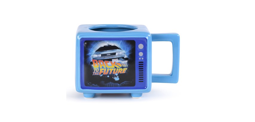 Pyramid International Back To The Future (Flux Capacitor) tazza Nero, Blu, Arancione
